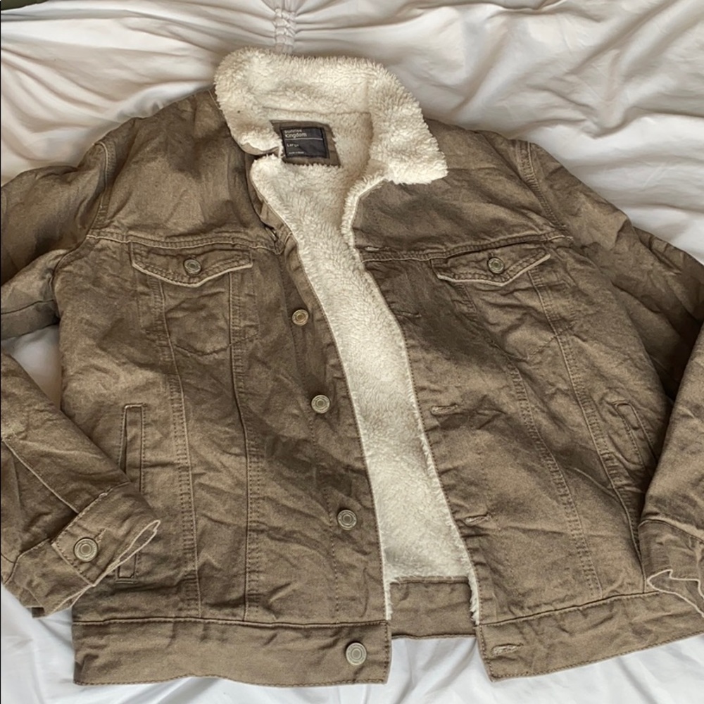 Beautiful Fuzzy Brown Jacket